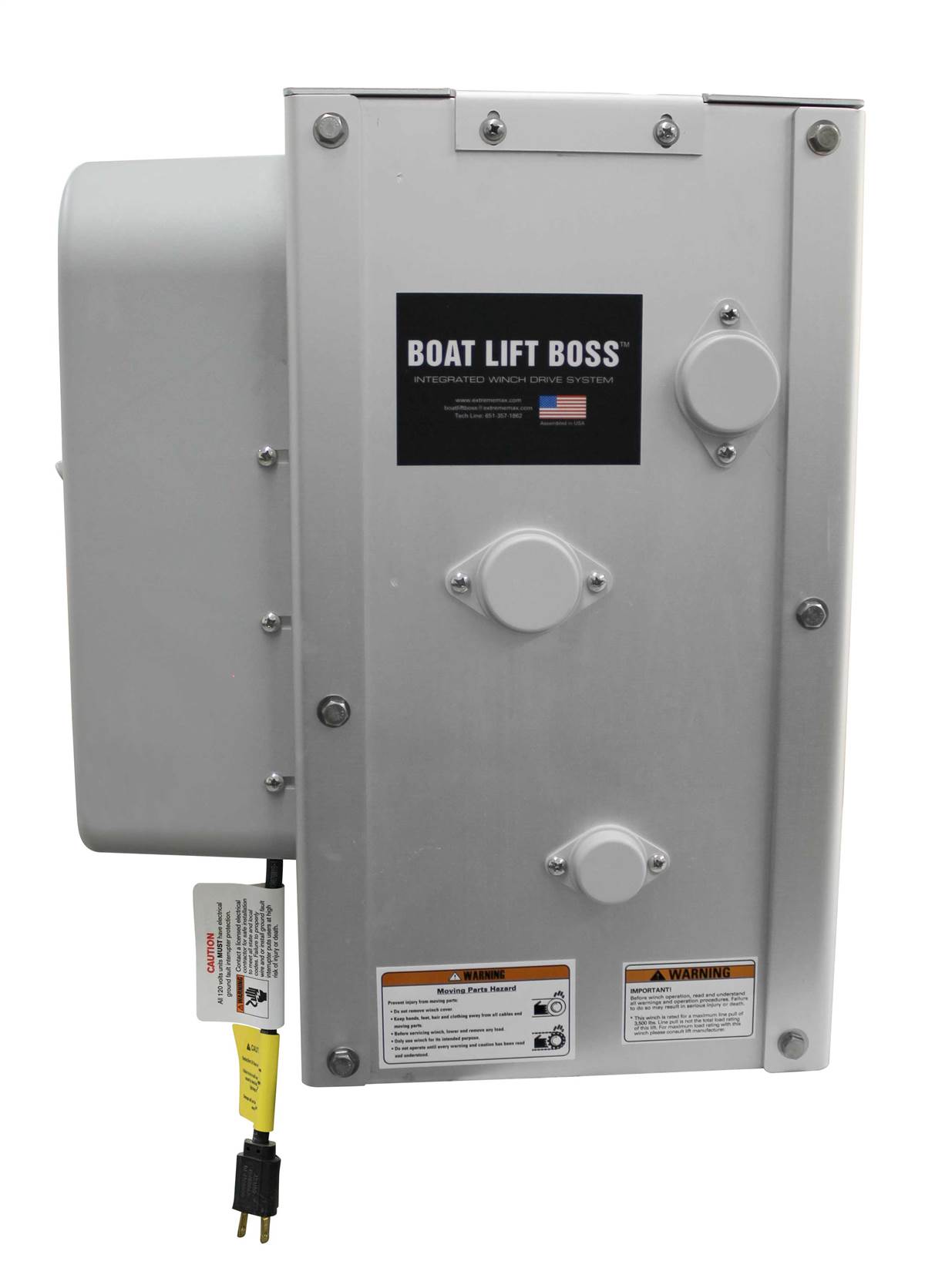 All Manufacturers | Power Unit | Integrated Winch | AC 120 Volt | Key Turn | 7500 lbs Capacity
