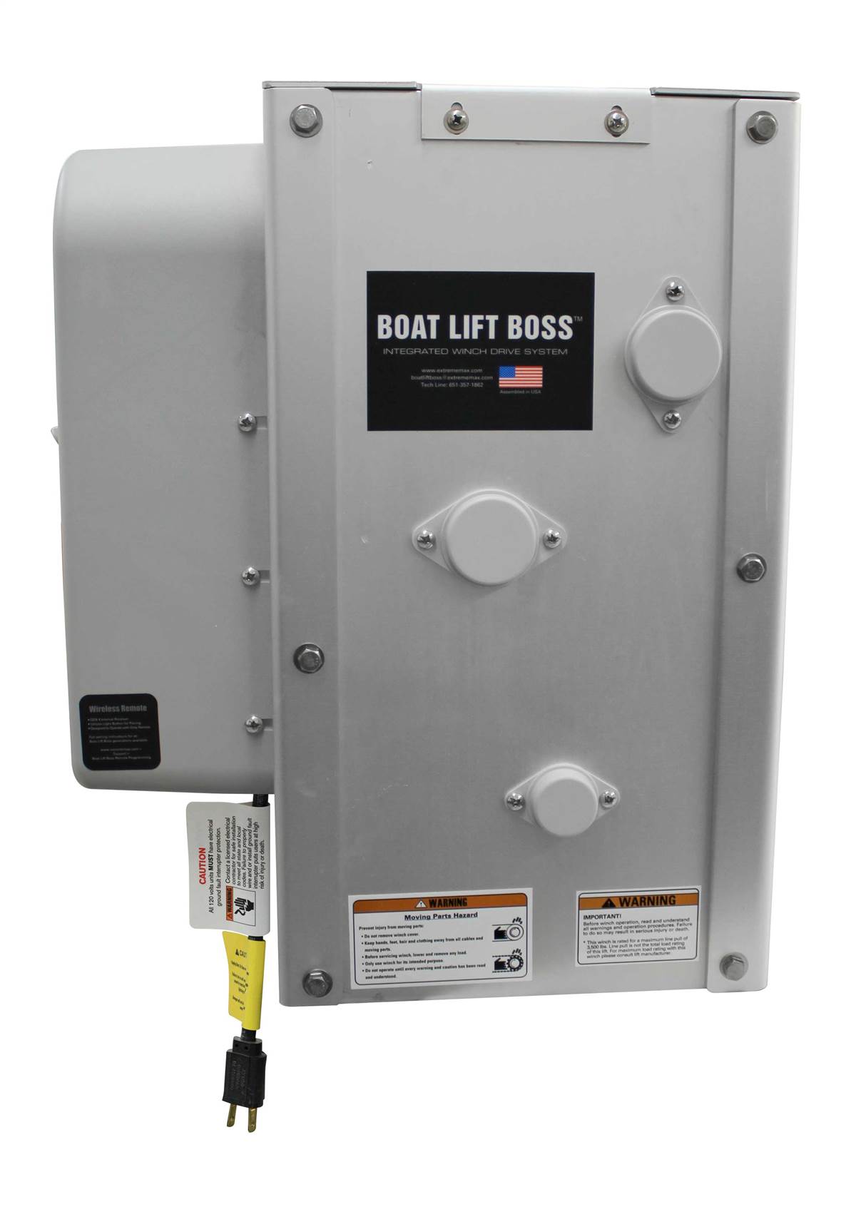 All Manufacturers | Power Unit | Integrated Winch | AC 120 Volt | Wireless Remote | 7500 lbs Capacity