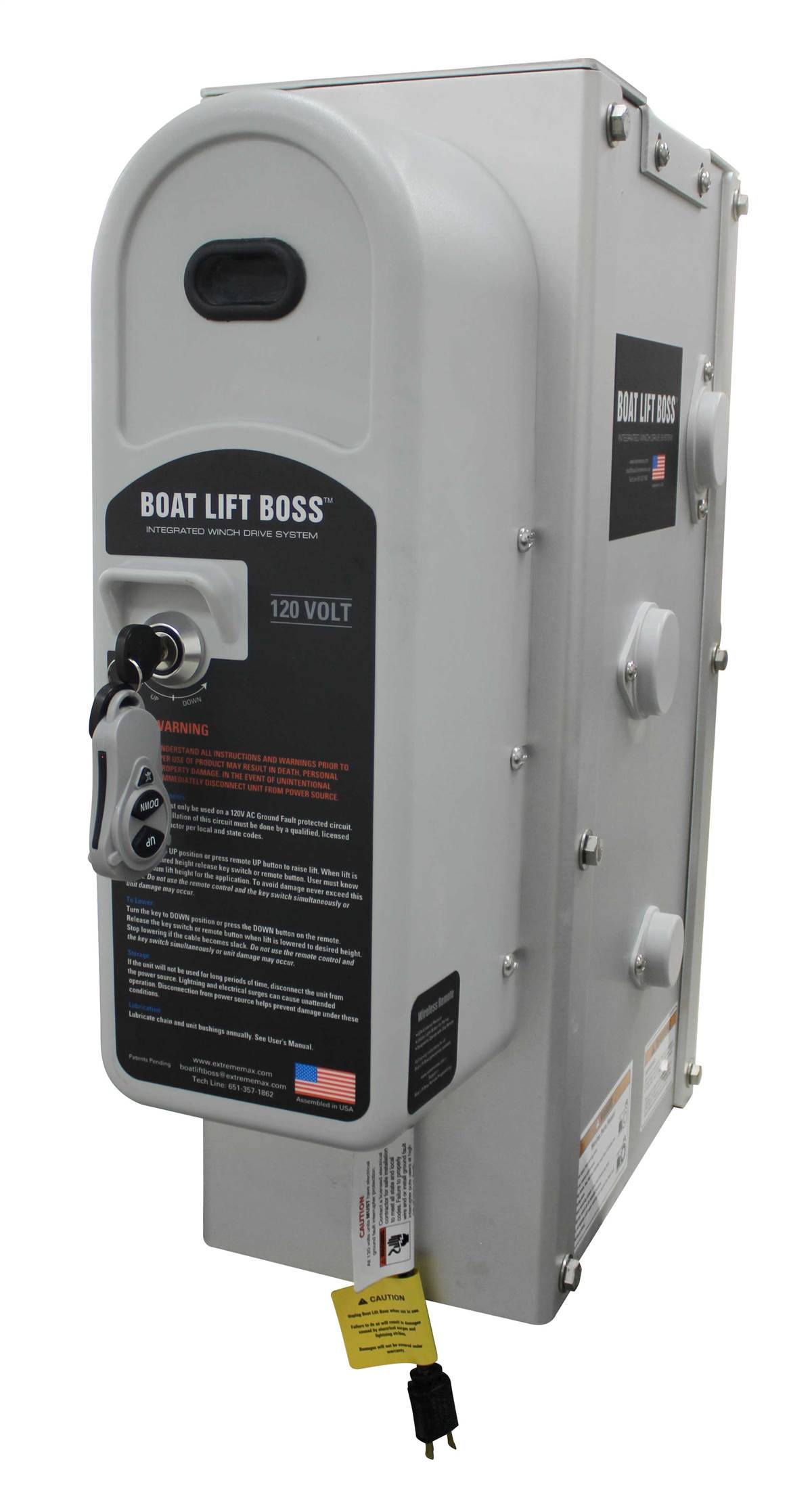 All Manufacturers | Power Unit | Integrated Winch | AC 120 Volt | Wireless Remote | 7500 lbs Capacity