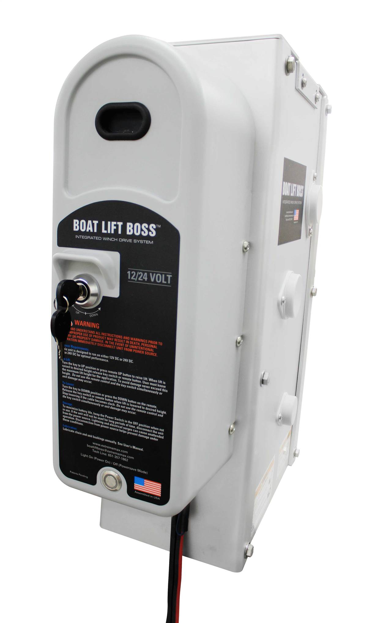 All Manufacturers | Power Unit | Integrated Winch | DC 12/24 Volt | Key Turn | 7500 lbs Capacity