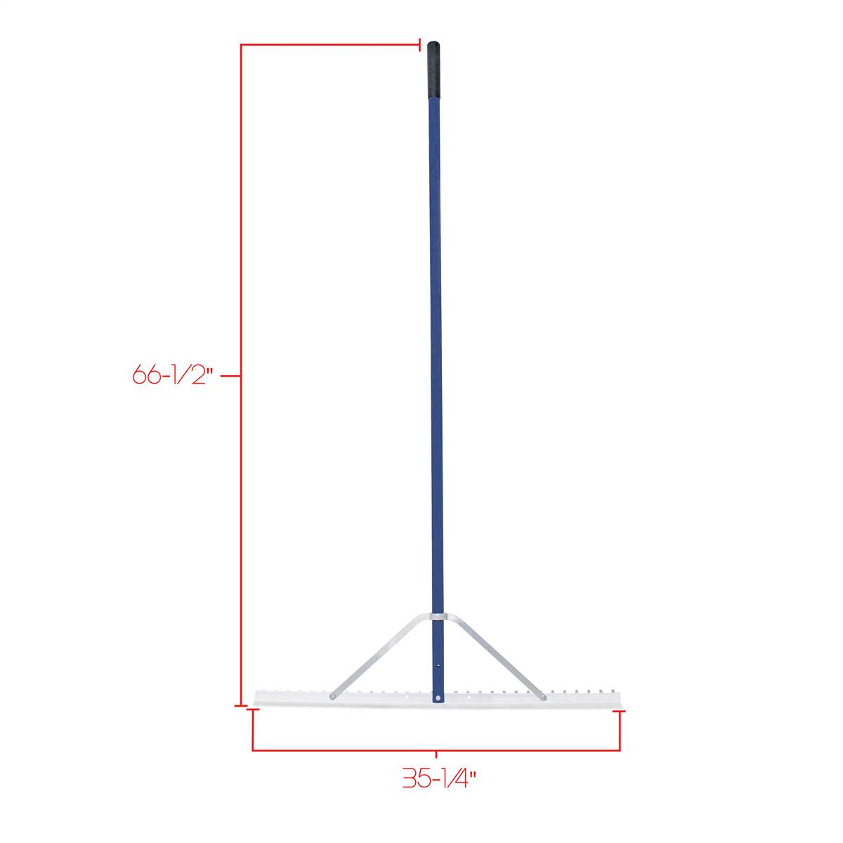 All Manufacturers | Accessories & Other Items | Rake | 36" Commercial-Grade Screening Rake w/ 66" Handle