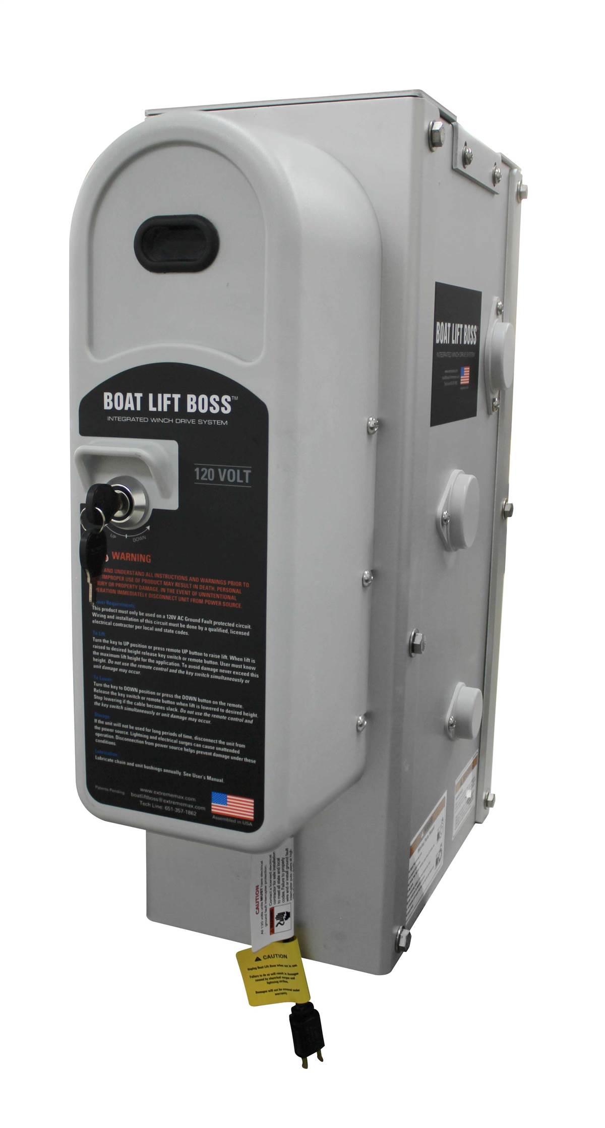 All Manufacturers | Power Unit | Integrated Winch | AC 120 Volt | Key Turn | 7500 lbs Capacity