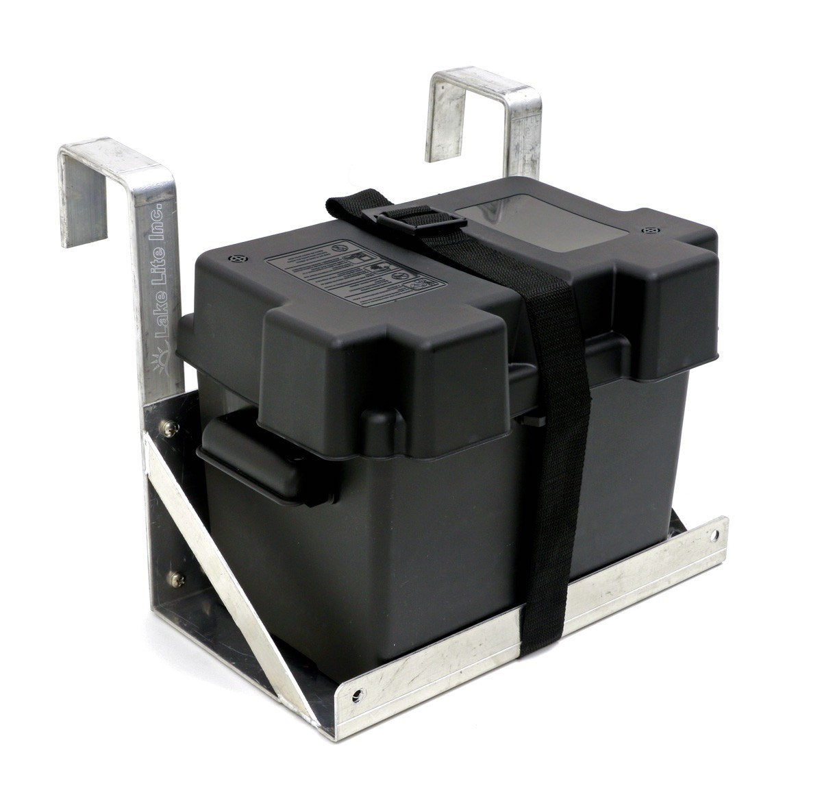 All Manufacturers | Power Unit | Battery Tray | Single Hanging Boat Lift Battery Tray - w/ Square Arms